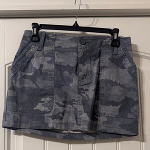 Wild Fable Gray Camo Mini Skirt